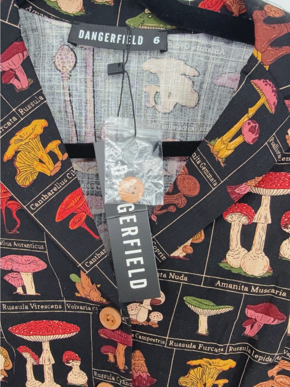 NWT Modcloth Shroom Science Book Mini Dress - Picture 6 of 6
